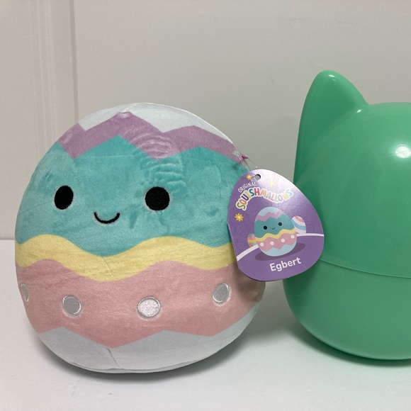 squishmallow 8" EGGBERT THE Easter EGG mystery capsule PLUSH W/ CAPSULE NEW - Picture 1 of 2